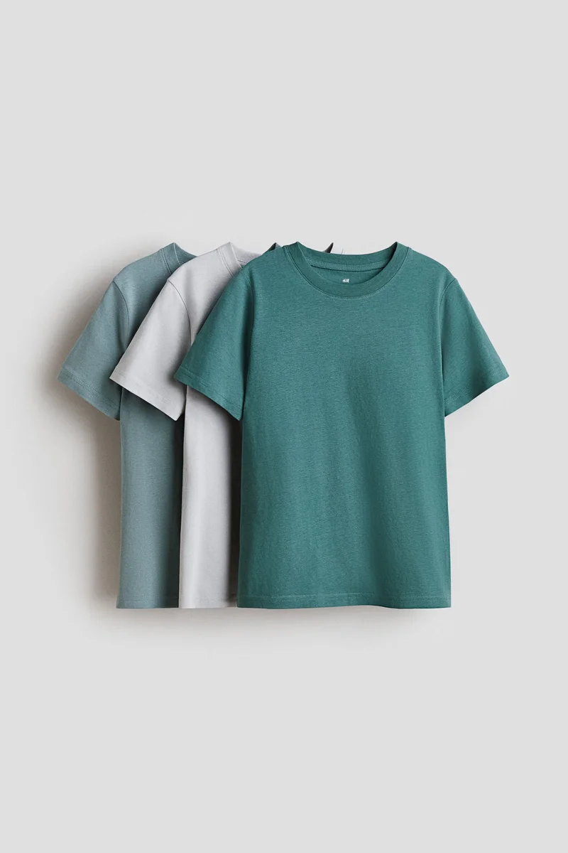 اتش اند ام تي-شيرت عبوة من 3 قطع